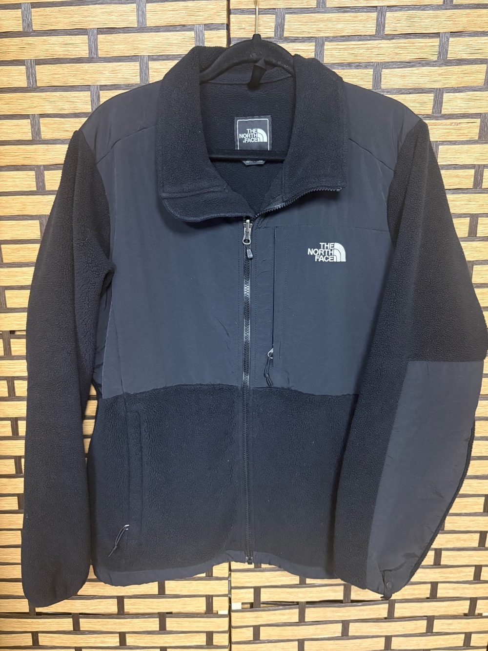 The north face black polartec fleece jacket size XL